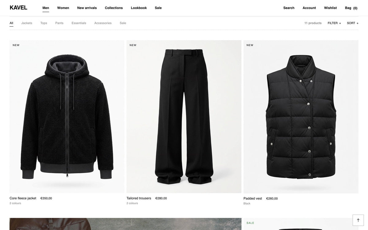 Collection grid