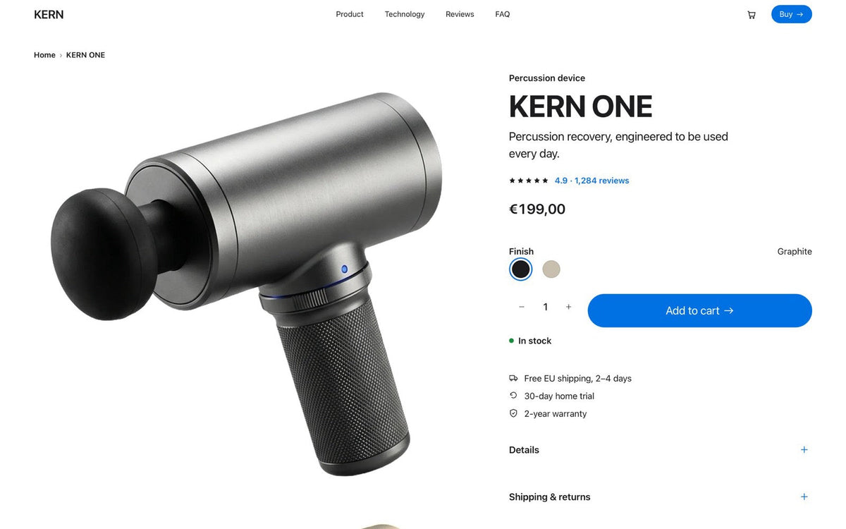 Product page